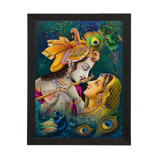 eUtkal Craft Radha Krishna Matt Textured UV Art Painting